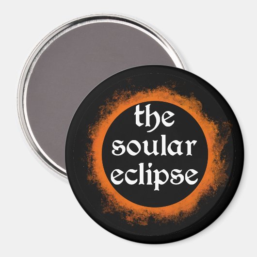 De Soular Eclipse Magneet (Voorkant / Achterkant)