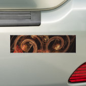 De Sound of Music Abstract Art Bumpersticker (Op auto)