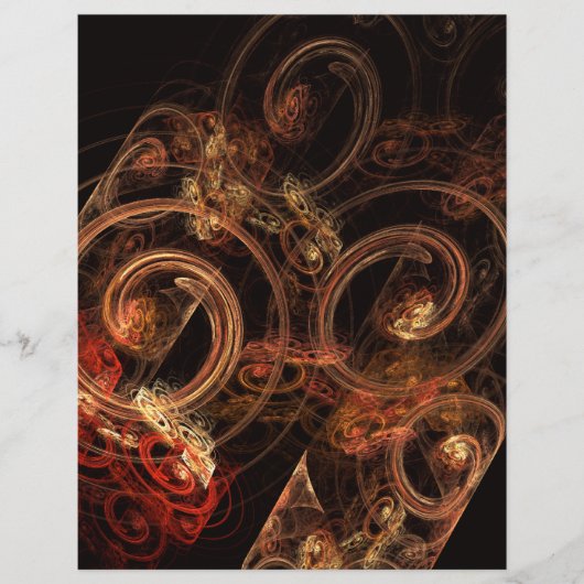 De Sound of Music Abstract Art Flyer (Voorkant)