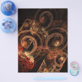 De Sound of Music Abstract Art Flyer (Enkel)