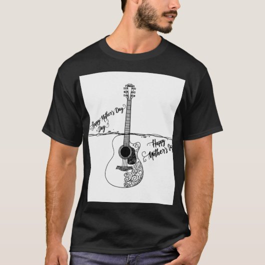 De soundtrack van het moederschap - Strings of Lov T-shirt (Voorkant)