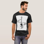 De soundtrack van het moederschap - Strings of Lov T-shirt (Voorkant volledig)