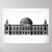 De South Elevation of Register House, Poster (Voorkant)