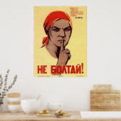 De Sovjet-Unie van de Sovjet-Unie van de Sovjet-Un Poster (Keuken)