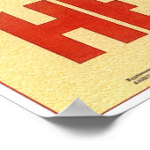 De Sovjet-Unie van de Sovjet-Unie van de Sovjet-Un Poster (Hoek)