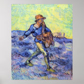 De Sower 1 van Vincent van Gogh Poster (Voorkant)