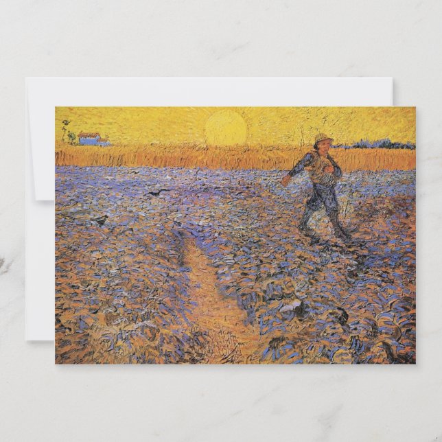 De Sower door Vincent van Gogh (Voorkant)