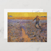 De Sower door Vincent van Gogh Briefkaart (Voorkant / Achterkant)