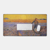 De Sower door Vincent van Gogh Bureaumat (Keyboard & Muis)