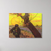 De Sower door Vincent van Gogh Canvas Afdruk (Voorkant)