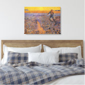 De Sower door Vincent van Gogh Canvas Afdruk (Insitu (Slaapkamer))
