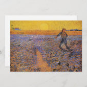 De Sower door Vincent van Gogh Kaart (Voorkant / Achterkant)