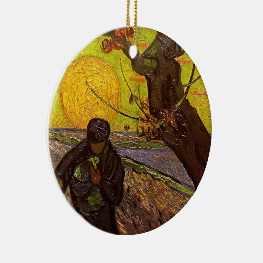De Sower door Vincent van Gogh Keramisch Ornament (Rechts)