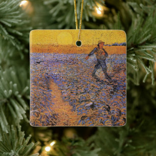 De Sower door Vincent van Gogh Keramisch Ornament