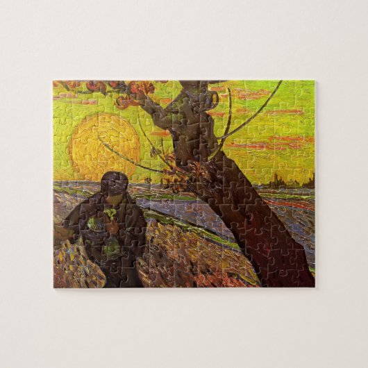 De Sower door Vincent van Gogh Legpuzzel (Horizontaal)