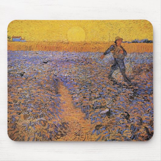 De Sower door Vincent van Gogh Muismat (Voorkant)