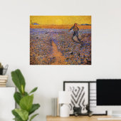 De Sower door Vincent van Gogh Poster (Thuiskantoor)