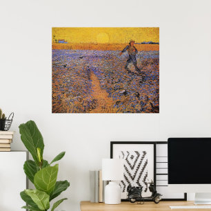 De Sower door Vincent van Gogh Poster