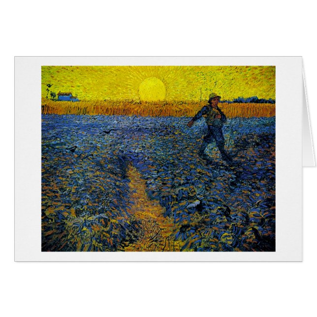 De Sower (F422) Van Gogh Fine Art (Voorkant Horizontaal)