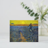 De Sower (F422) Van Gogh Fine Art Briefkaart (Staand voorkant)
