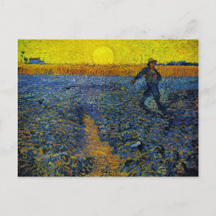 De Sower (F422) Van Gogh Fine Art Briefkaart