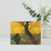 De Sower (F450) Van Gogh Fine Art Briefkaart (Staand voorkant)