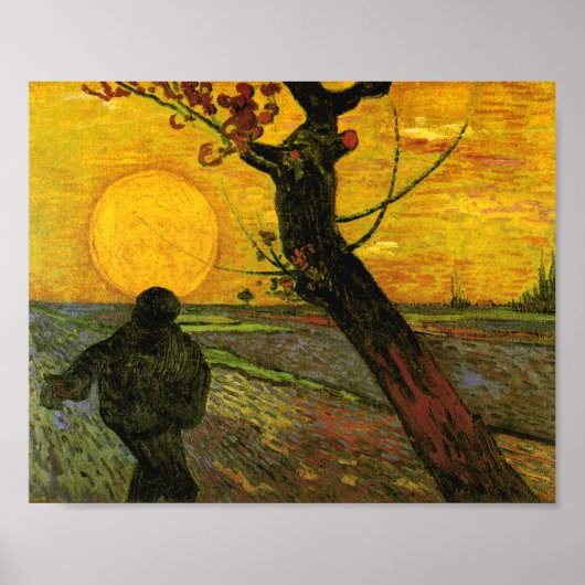 De Sower (F450) Van Gogh Fine Art Poster (Voorkant)
