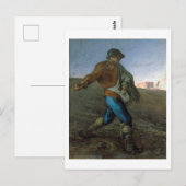 De Sower, Jean-Francois Millet Briefkaart (Voorkant / Achterkant)