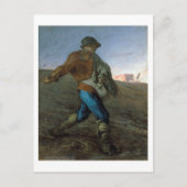 De Sower, Jean-Francois Millet Briefkaart (Voorkant)