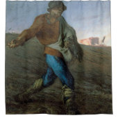 De Sower, Jean-Francois Millet Douchegordijn (Voorkant)