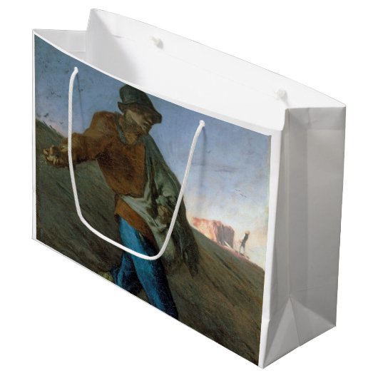 De Sower, Jean-Francois Millet Groot Cadeauzakje (Voorkant Gekanteld)
