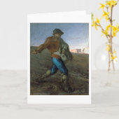 De Sower, Jean-Francois Millet Kaart (Gele Bloem)