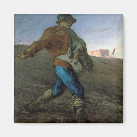 De Sower, Jean-Francois Millet Magneet (Voorkant)
