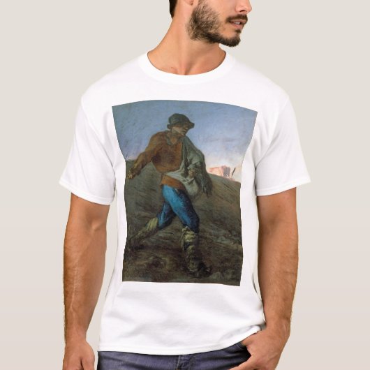 De Sower, Jean-Francois Millet T-shirt (Voorkant)