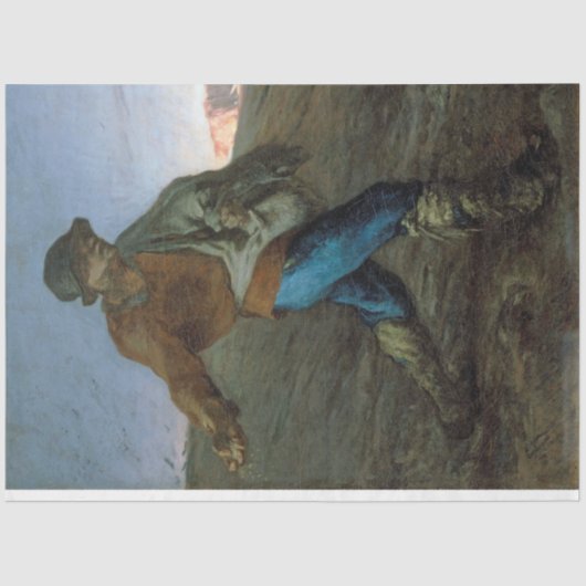 De Sower, Jean-Francois Millet Tissuepapier (Voorkant)