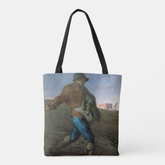 De Sower, Jean-Francois Millet Tote Bag (Achterkant)