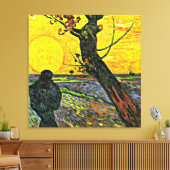 De Sower, mooi kunstschilderij van Vincent van Gog Canvas Afdruk (Insitu (Woonkamer))