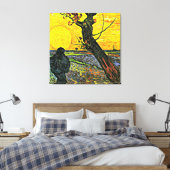 De Sower, mooi kunstschilderij van Vincent van Gog Canvas Afdruk (Insitu (Slaapkamer))