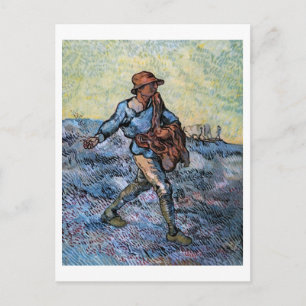 De Sower (na Millet), Van Gogh Fine Art Briefkaart