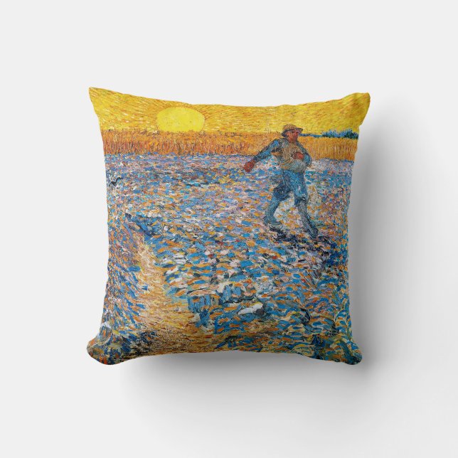 De Sower, Van Gogh Kussen (Voorkant)