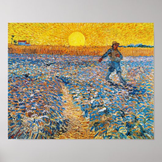 De Sower, Van Gogh Poster (Voorkant)