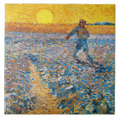 De Sower, Van Gogh Tegeltje (Voorkant)
