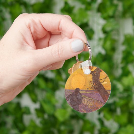 De Sower van Vincent van Gogh,  Fine Art Sleutelhanger (Hand)