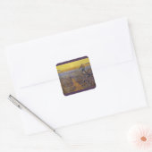 De Sower van Vincent Van Gogh Vierkante Sticker (Envelop)