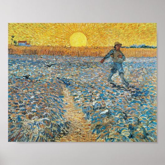 De Sower | Vincent Van Gogh Poster (Voorkant)