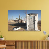 De Soyuz-raket kort na aankomst Canvas Afdruk (Insitu (Woonkamer))