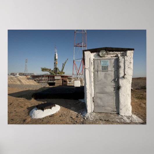 De Soyuz-raket kort na aankomst Poster (Voorkant)