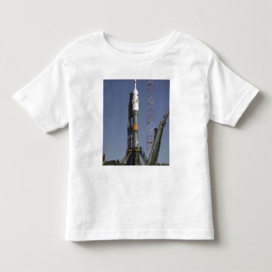 De Soyuz-raket wordt in positie 2 geplaatst Kinder Shirts (Voorkant)