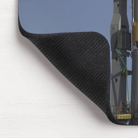 De Soyuz-raket wordt in positie 2 geplaatst Muismat (Hoek)