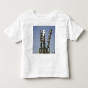 De Soyuz-raket wordt in positie 4 geplaatst Kinder Shirts